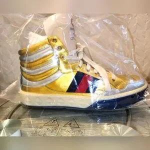 GUCCI ショッパー 大 ゴールド Gucci GG Running Yellow Gold Cuff with Diamonds